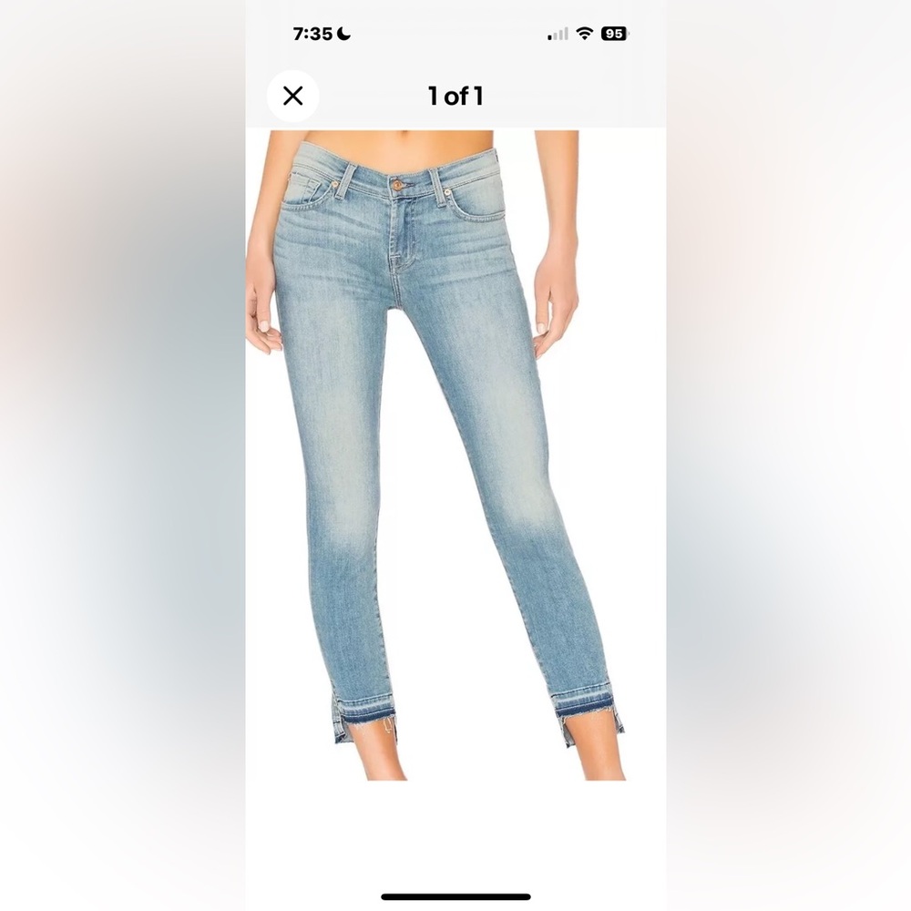 Wow 7 For All Mankind the Ankle skinny size 28